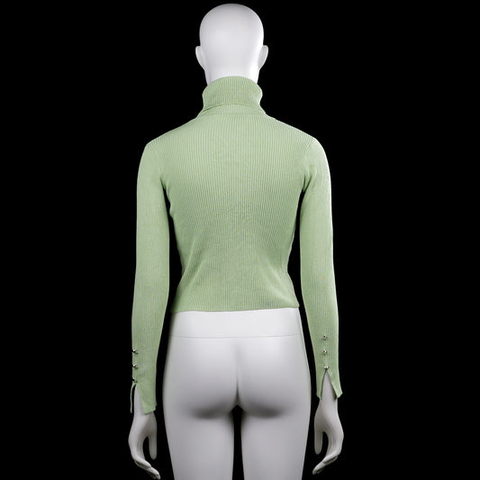 Turtleneck - Sage - Size S