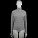 Bristol - Turtleneck - White & Black - Size M - White and black striped top with a turtleneck and long sleeves. Straight hem and plain cuffs.