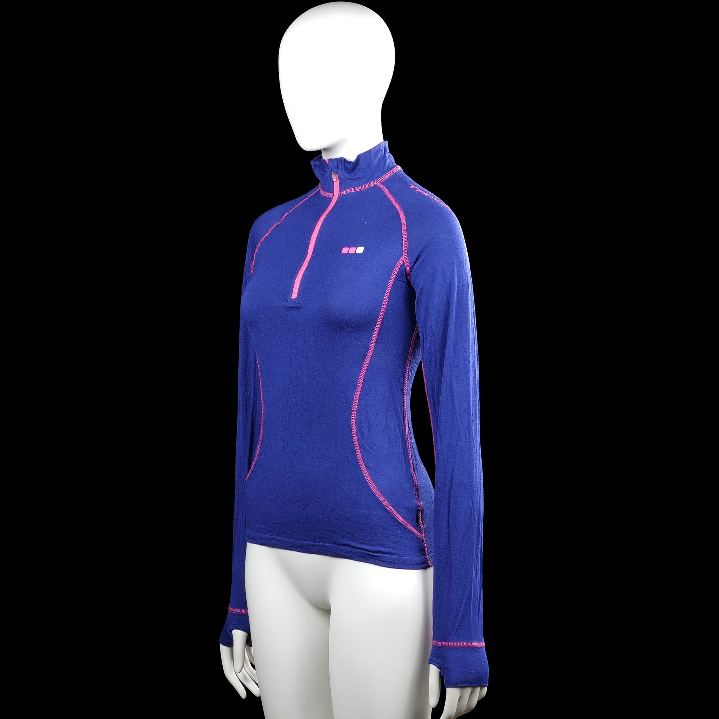 Sports top - Royal Blue & Pink - Size M