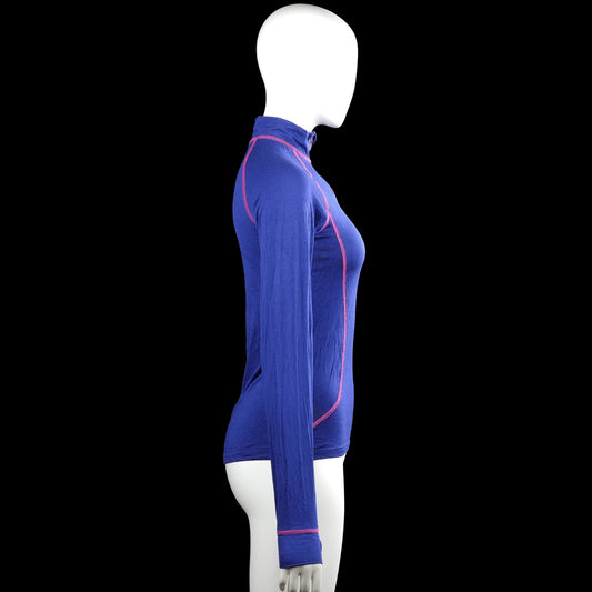 Sports top - Royal Blue & Pink - Size M