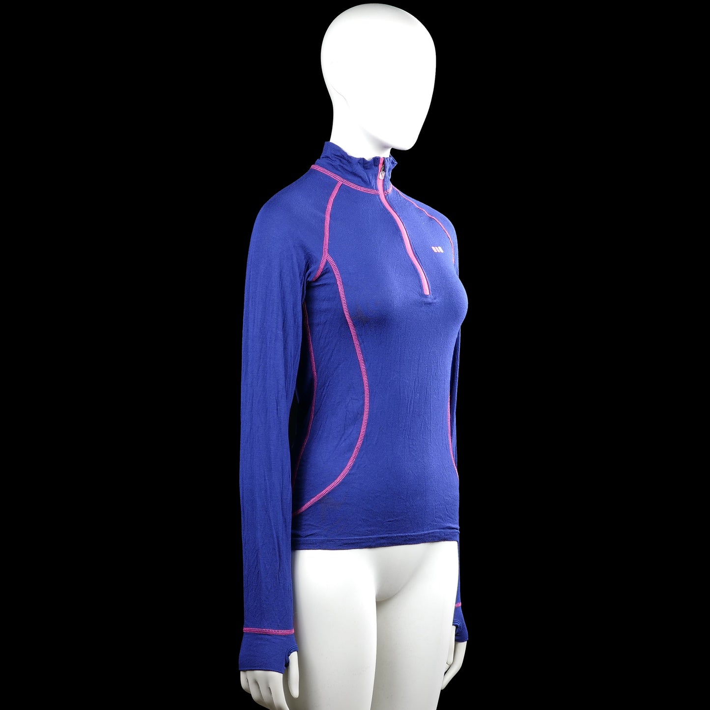 Sports top - Royal Blue & Pink - Size M