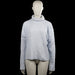 H&M - Turtleneck - Light Blue - Size S - Light blue solid ribbed top with a turtleneck and long sleeves. Straight hem and plain cuffs with no visible closures.
