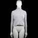 Zara knit - Turtleneck - Light Gray - Size S - Light gray solid top with a turtleneck and long sleeves. Curved hem and flared cuffs.
