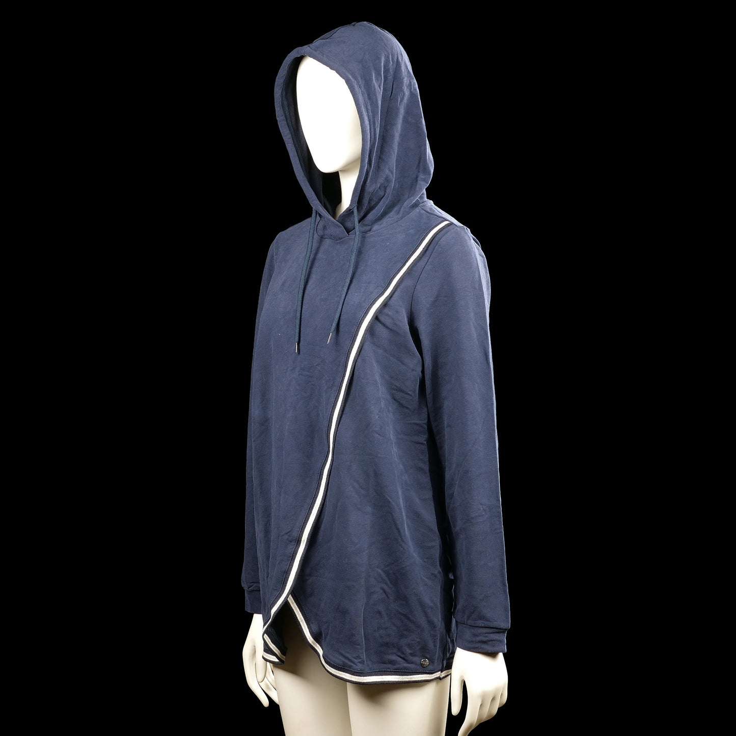 Hoodie - Navy & White - Size XL - (NEW)