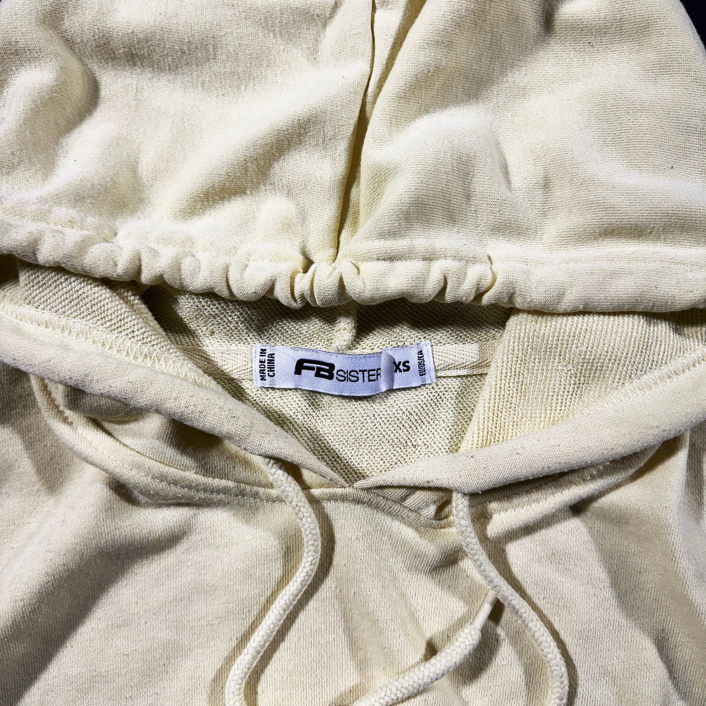 Hoodie - Ivory - Size XS