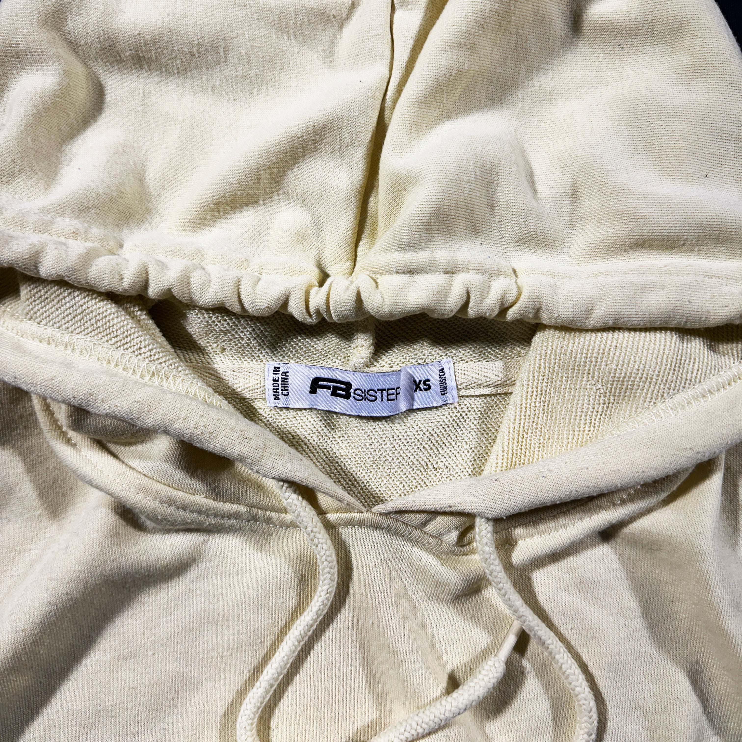 Hoodie - Ivory - Size XS