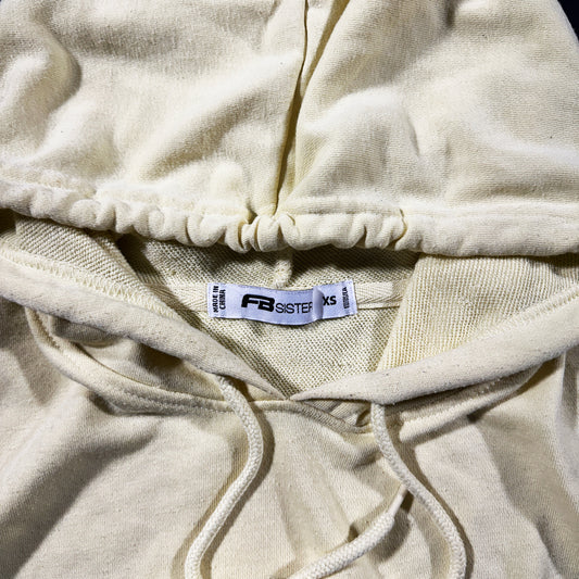 Hoodie - Ivory - Size XS