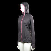 Hoodie - Black & Pink - Size M