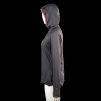 Hoodie - Black & Pink - Size M