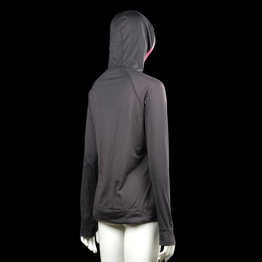 Hoodie - Black & Pink - Size M