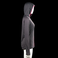 Hoodie - Black & Pink - Size M