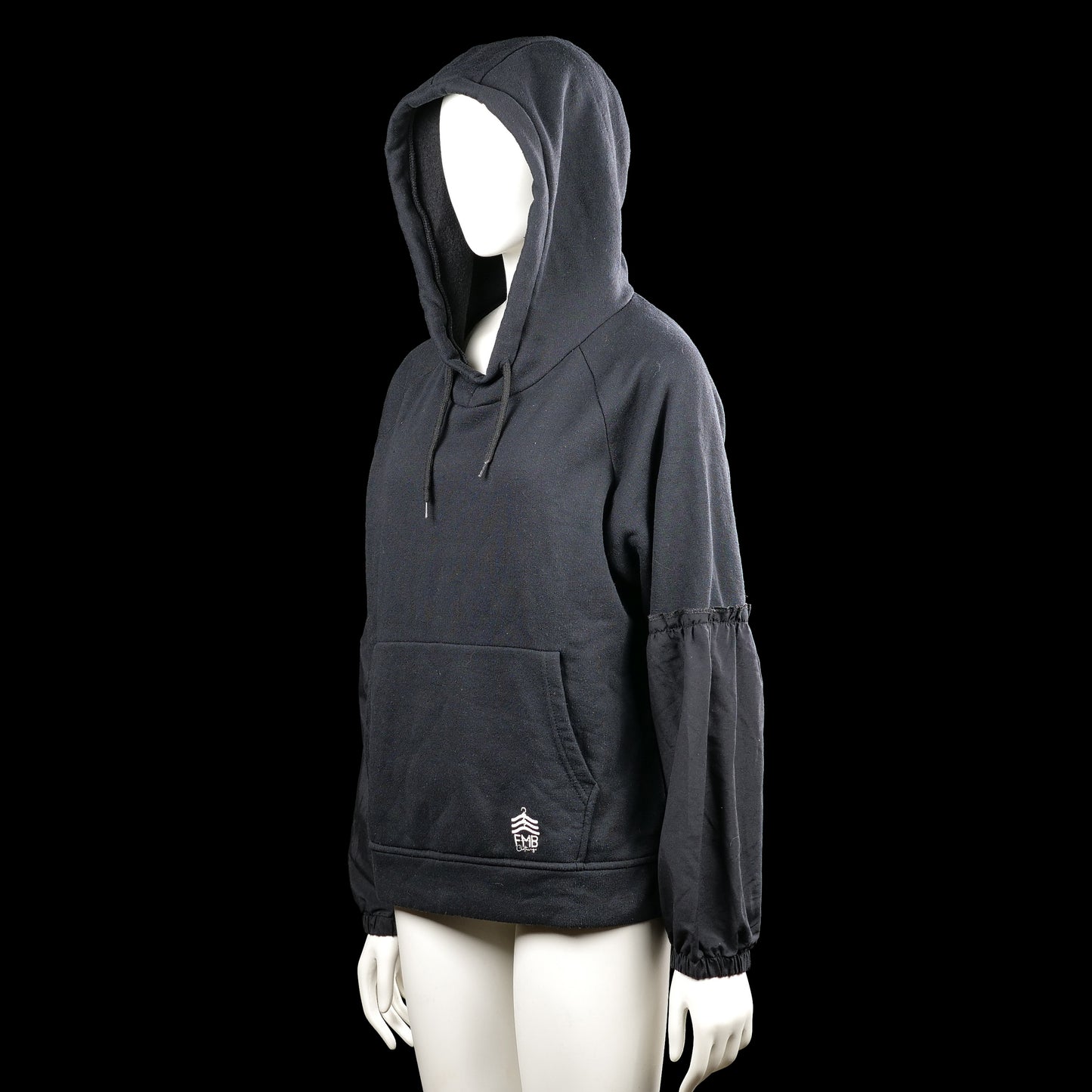 Hoodie - Black & White - Size XL