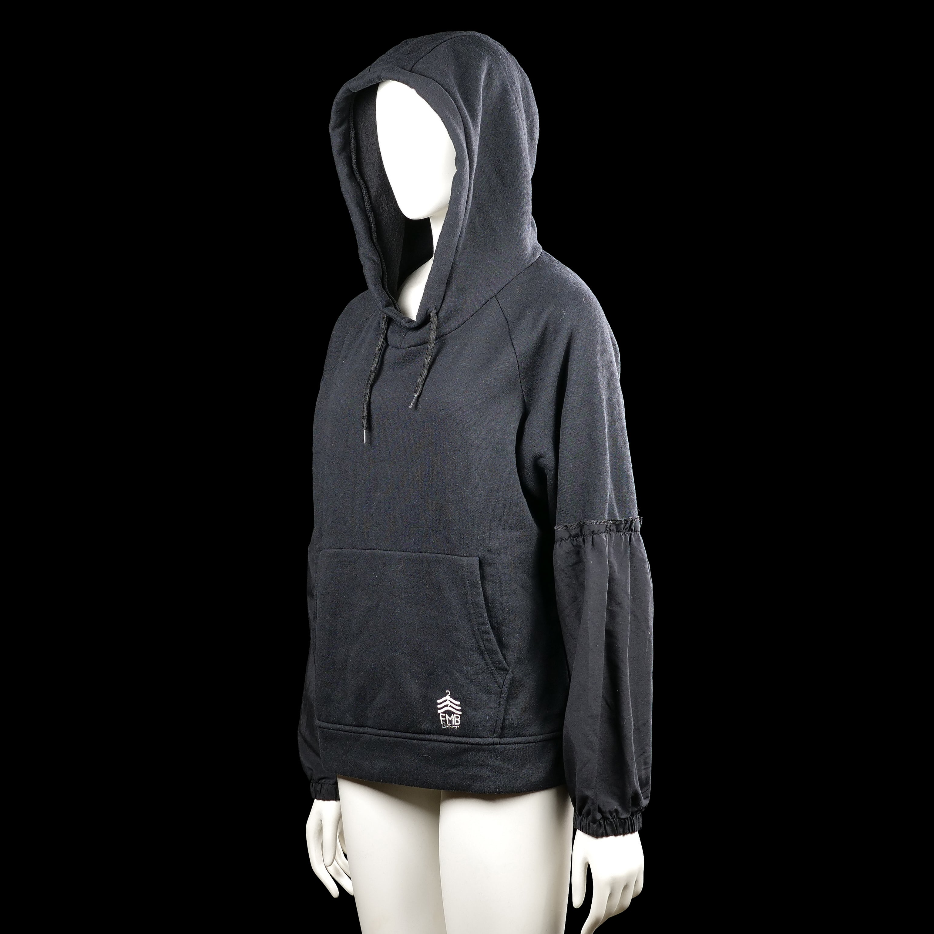 Hoodie - Black & White - Size XL