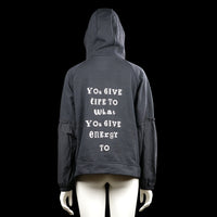 Hoodie - Black & White - Size XL