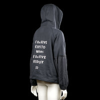Hoodie - Black & White - Size XL