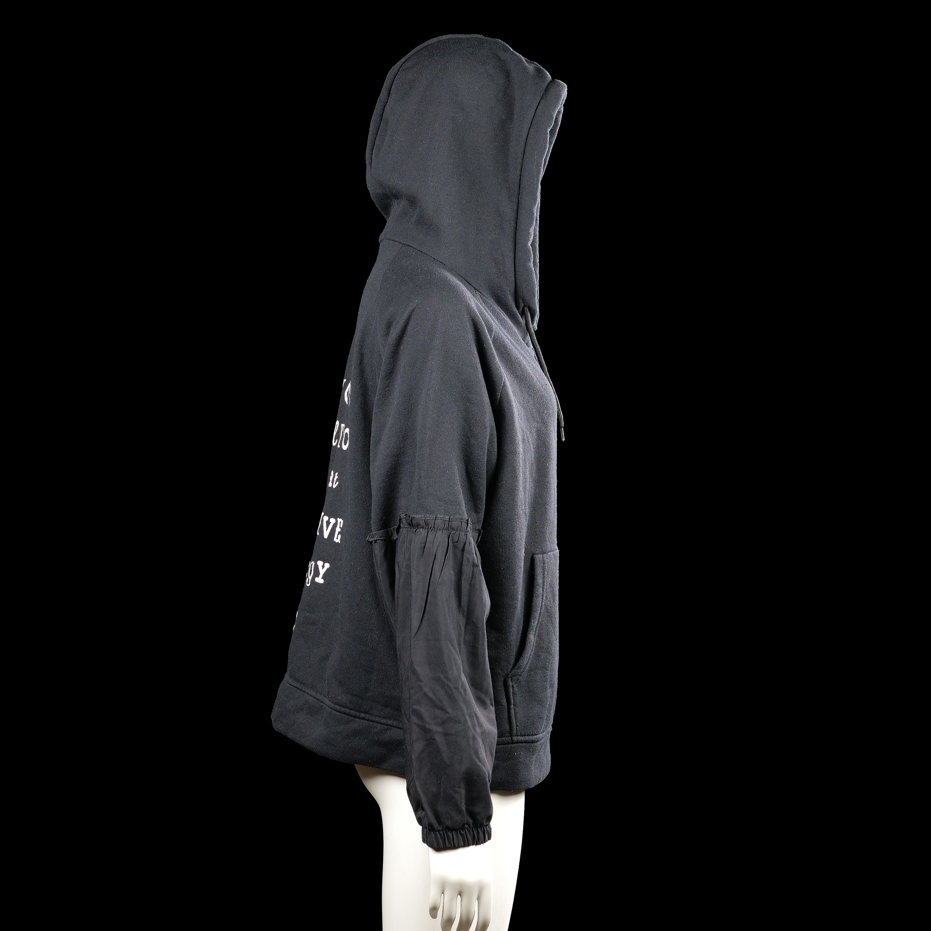 Hoodie - Black & White - Size XL