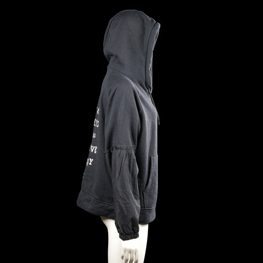 Hoodie - Black & White - Size XL