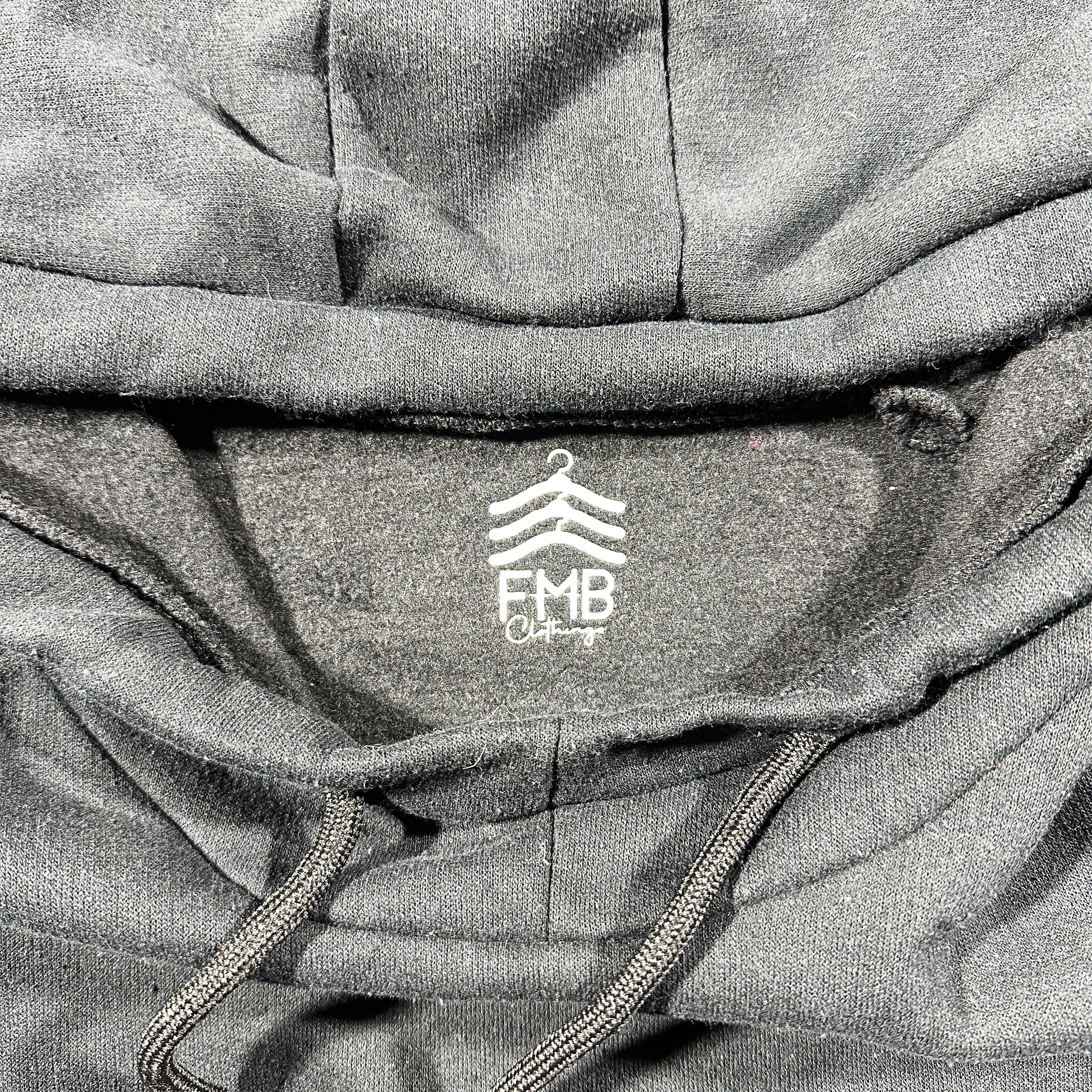 Hoodie - Black & White - Size XL
