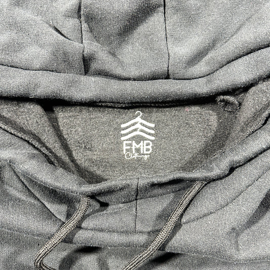 Hoodie - Black & White - Size XL