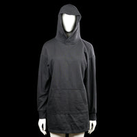 H&M Divided - Hoodie - Charcoal - Size XS - Charcoal solid hooded sweatshirt with long sleeves and ribbed cuffs. Features a front kangaroo pocket and a straight hem.