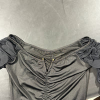 Long-sleeve top - Black & Gray - Size S