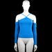 Shein - Long-sleeve top - Royal Blue - Size M - Royal blue solid top with a halter neckline and off-shoulder long sleeves. Straight hem and plain cuffs.
