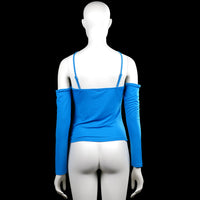 Long-sleeve top - Royal Blue - Size M