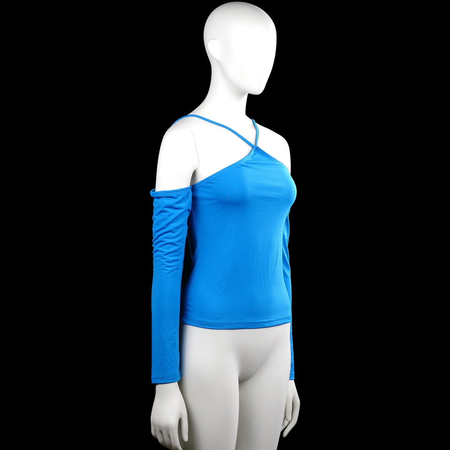 Long-sleeve top - Royal Blue - Size M
