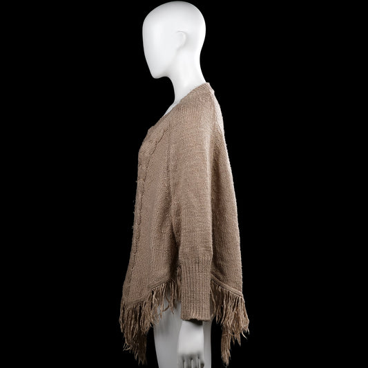 Poncho - Taupe - Size XL