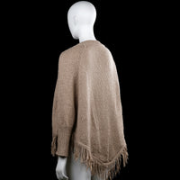 Poncho - Taupe - Size XL