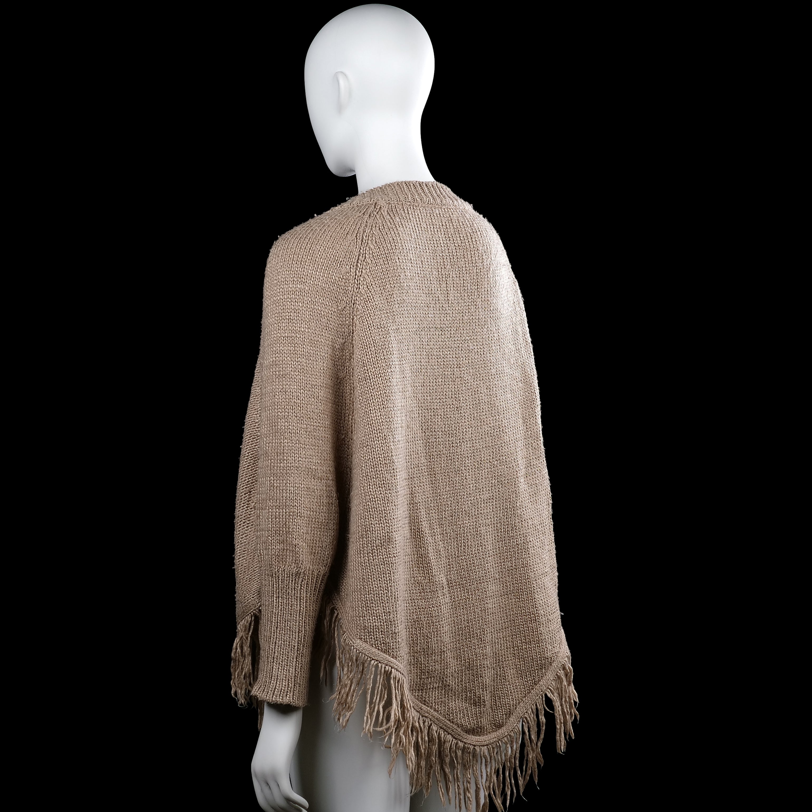 Poncho - Taupe - Size XL