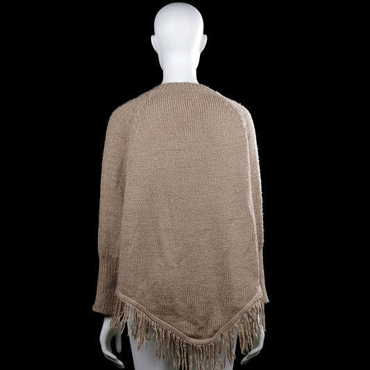 Poncho - Taupe - Size XL