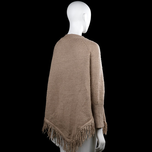 Poncho - Taupe - Size XL