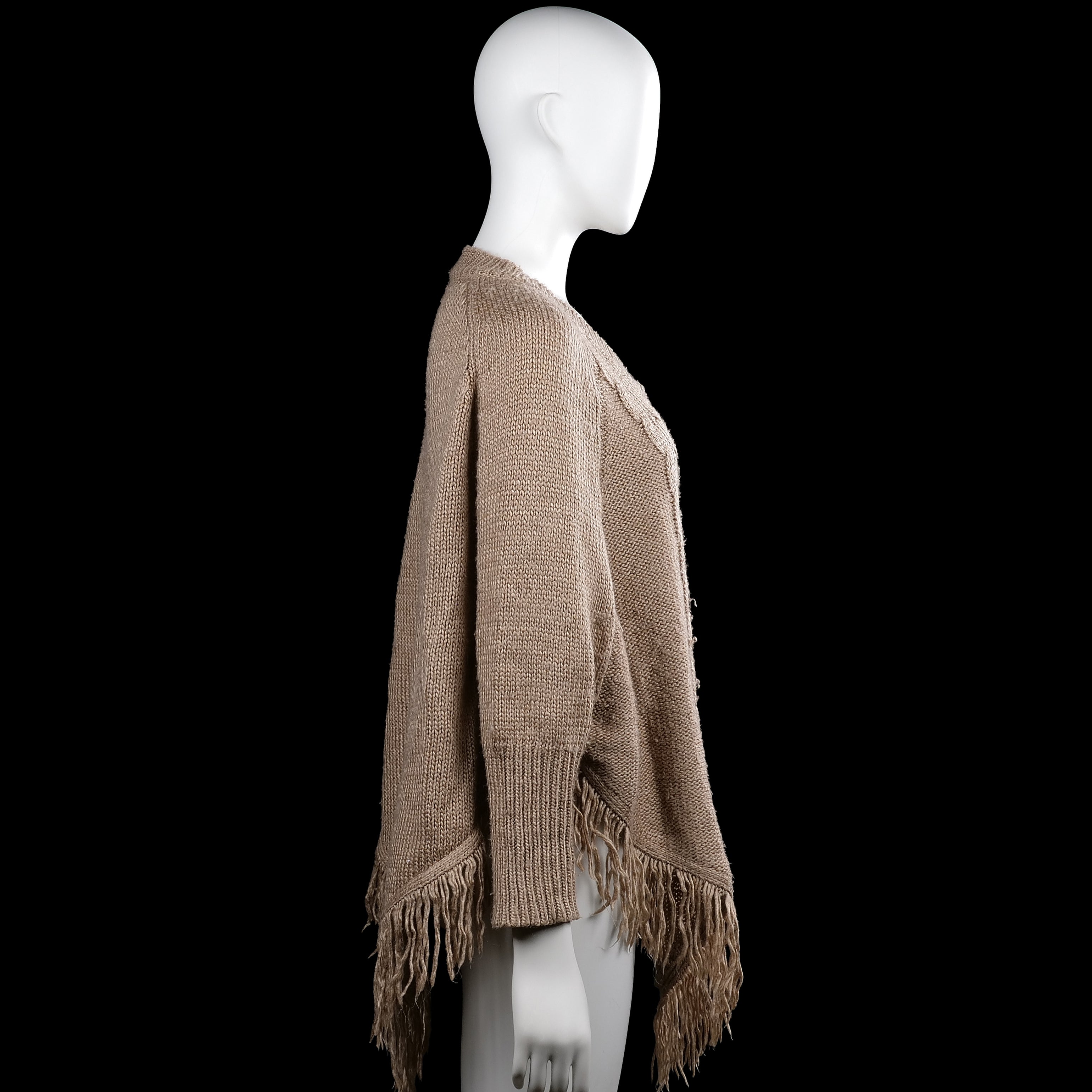 Poncho - Taupe - Size XL