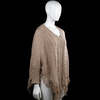 Poncho - Taupe - Size XL