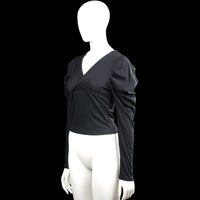 Long-sleeve top - Black - Size S