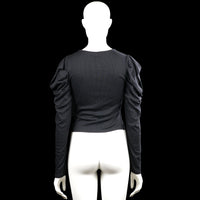 Long-sleeve top - Black - Size S