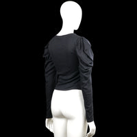 Long-sleeve top - Black - Size S