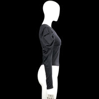 Long-sleeve top - Black - Size S