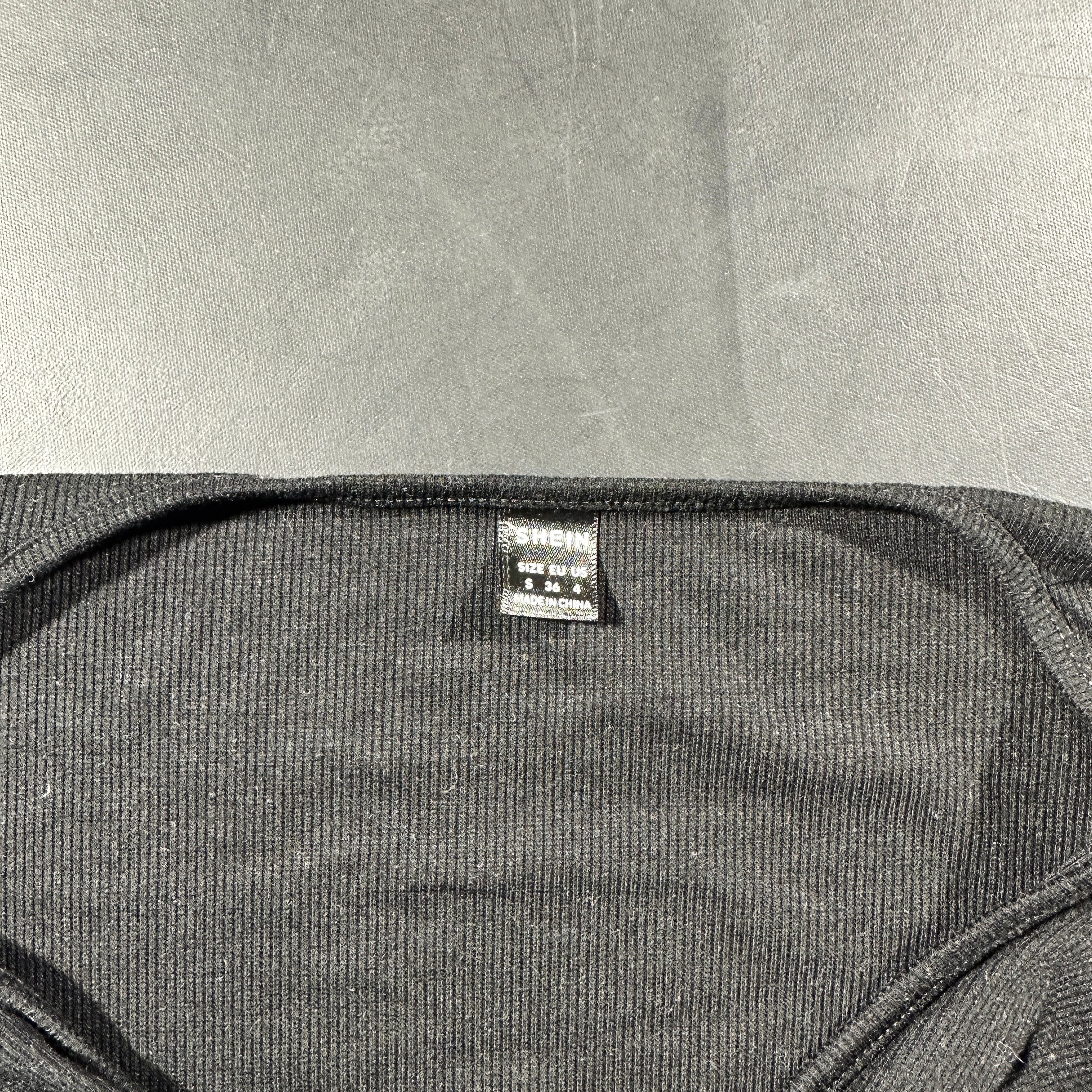 Long-sleeve top - Black - Size S