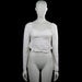 Nelly - Blouse - White - Size 38 - White solid top with a squared neckline and long sleeves with plain cuffs. Features ruched detailing at the center front and an asymmetrical pointed hem.