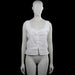 Casablanca - Tank top - White - Size 40 - White sleeveless top with a scoop neckline and a button-front closure. Features a straight hem with lace trim and small cutout detailing throughout.