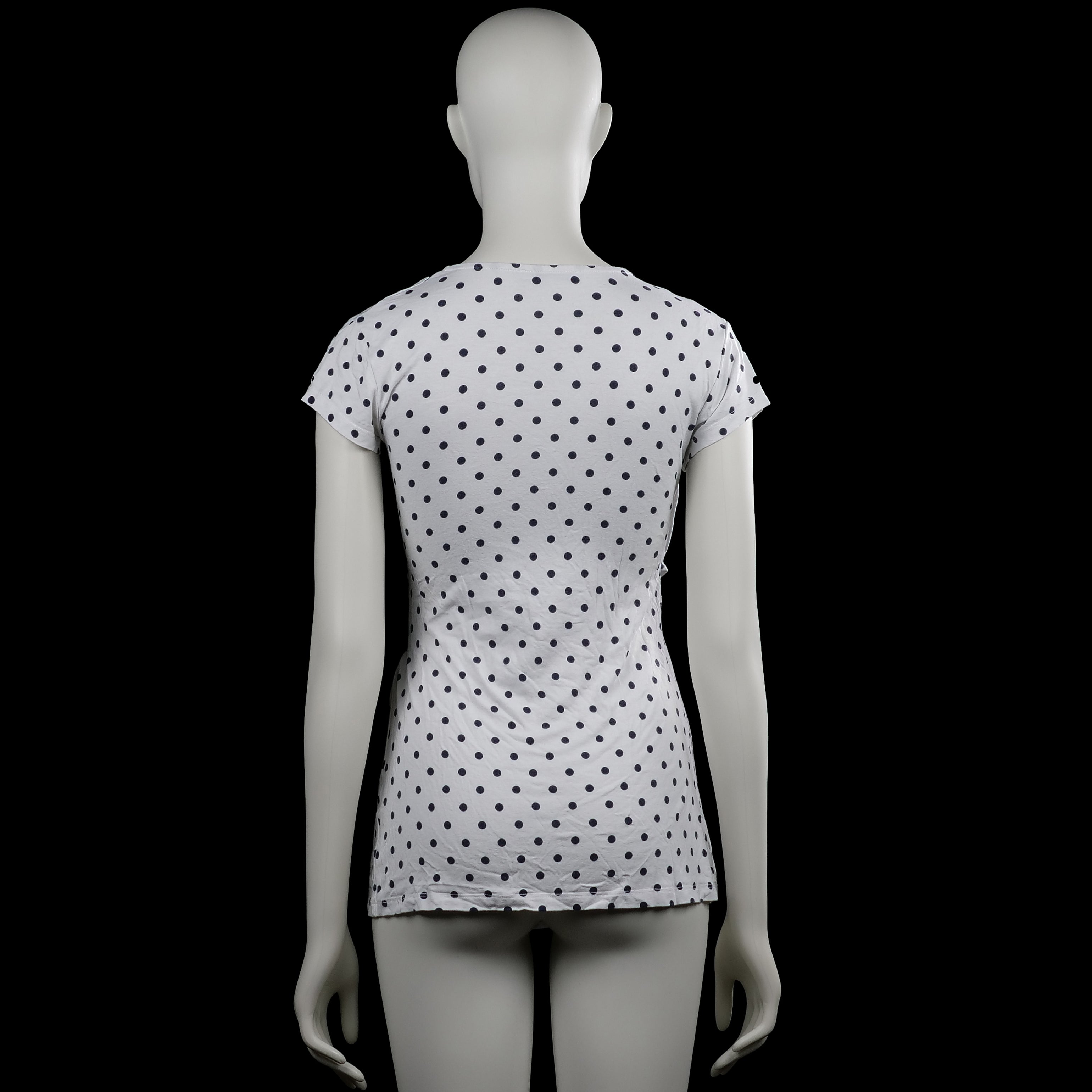 T-shirt - White & Black - Size S