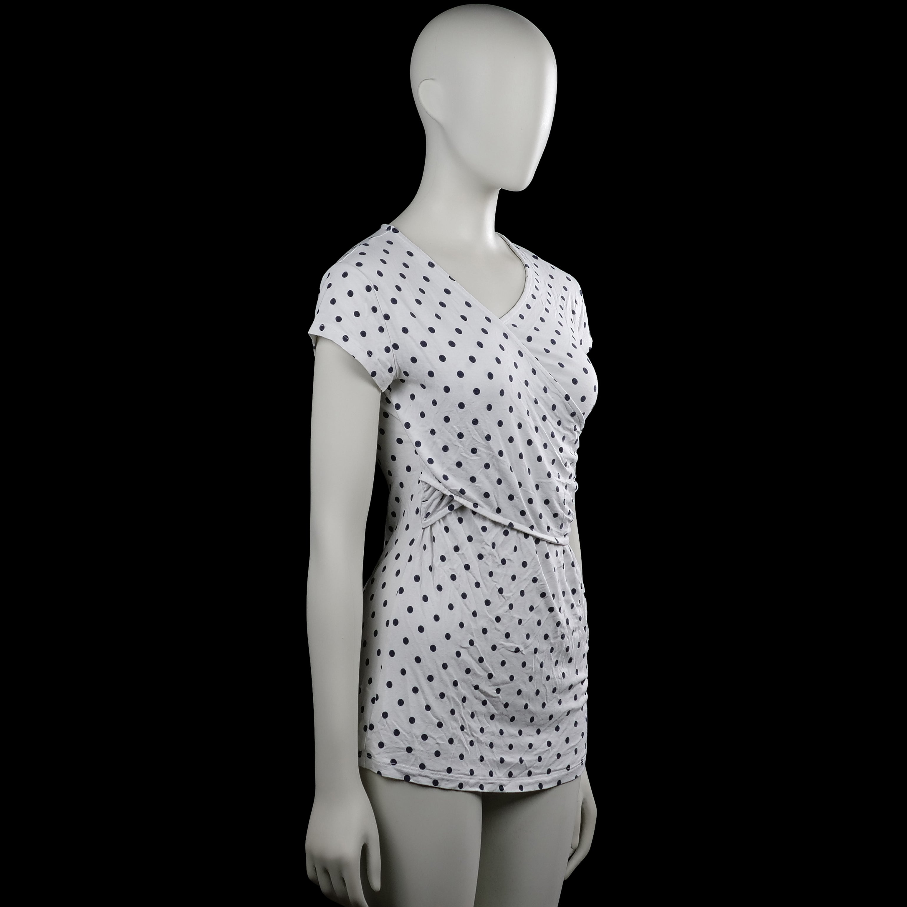 T-shirt - White & Black - Size S
