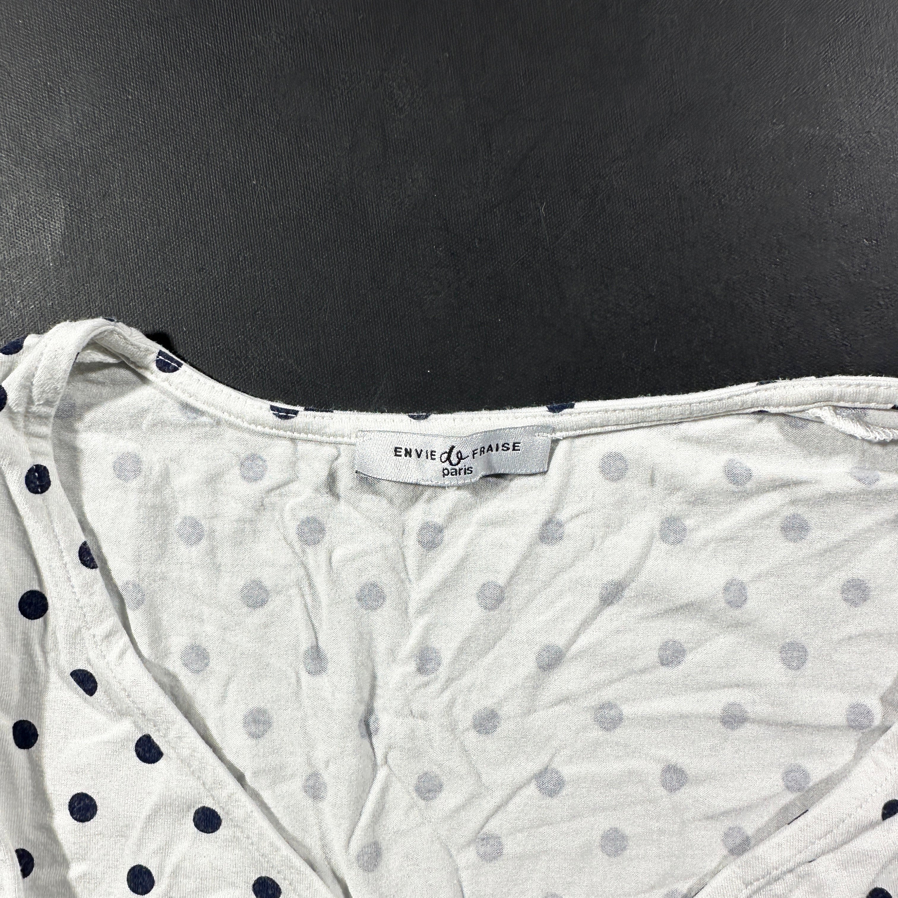 T-shirt - White & Black - Size S