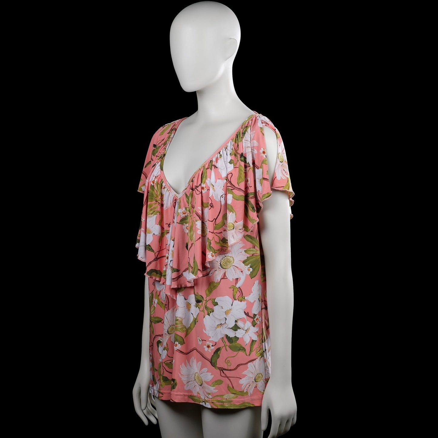Tunic - Pink & White - Size XL