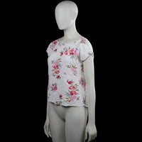 T-shirt - White & Pink - Size 36