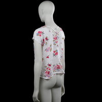 T-shirt - White & Pink - Size 36