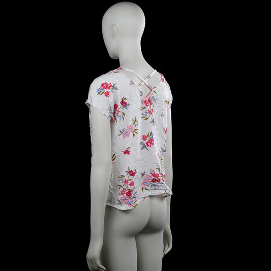 T-shirt - White & Pink - Size 36