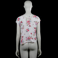 T-shirt - White & Pink - Size 36